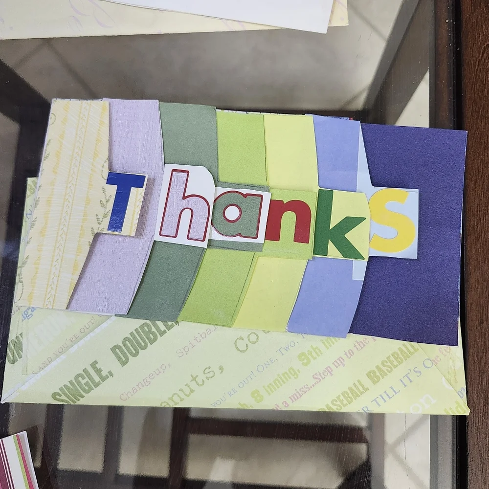 Handmade Thank You Cards Set (8) – Colorful Stationery Bundle – Ready to Ship●